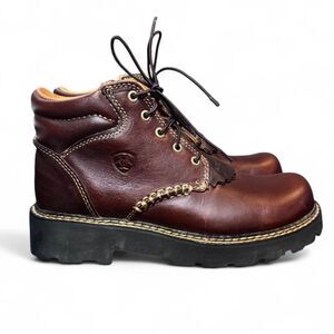 Ariat Canyon Casual Boots Womens 7.5 Brown Leather Lace Up Western Hiking Boot